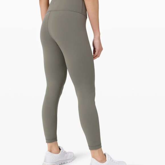 Lululermon Green Wunder Train High-Rise Tight 24" Asia Fit Size:2 28" - Picture 2 of 7